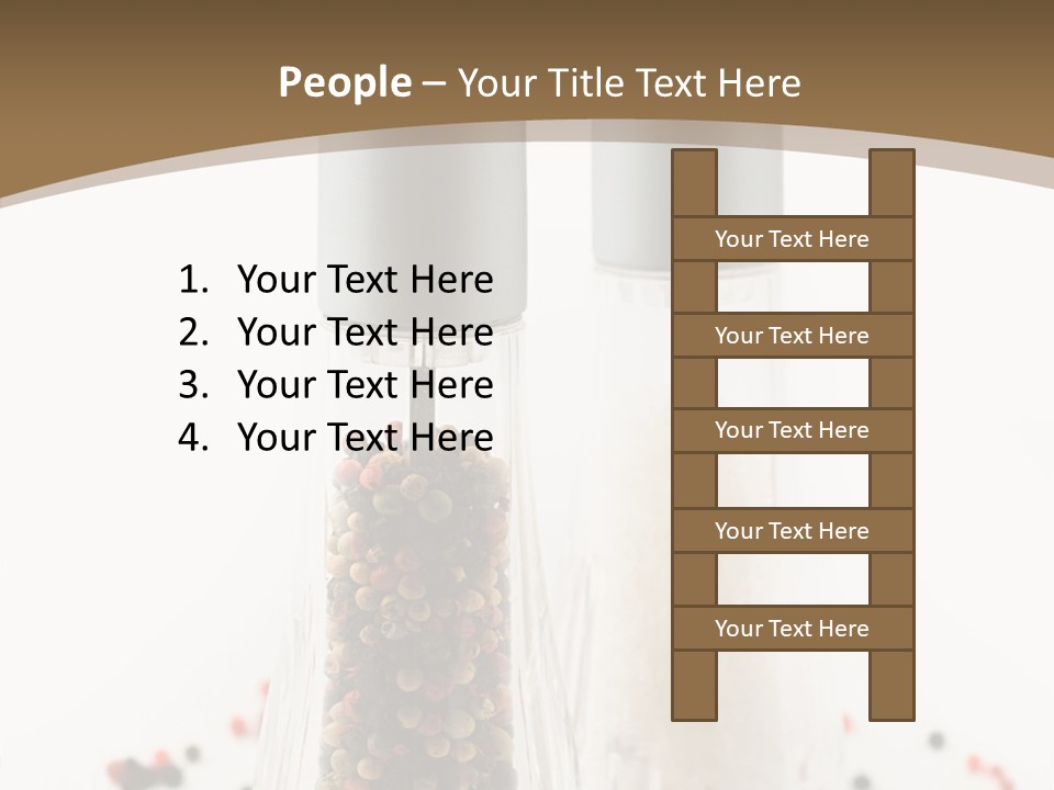 Design Close Up Kitchenware PowerPoint Template