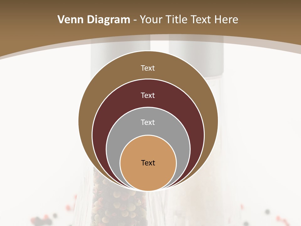 Design Close Up Kitchenware PowerPoint Template