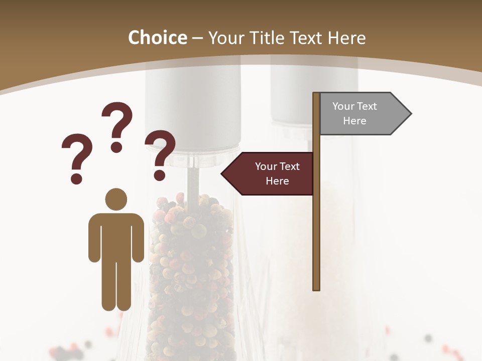 Design Close Up Kitchenware PowerPoint Template