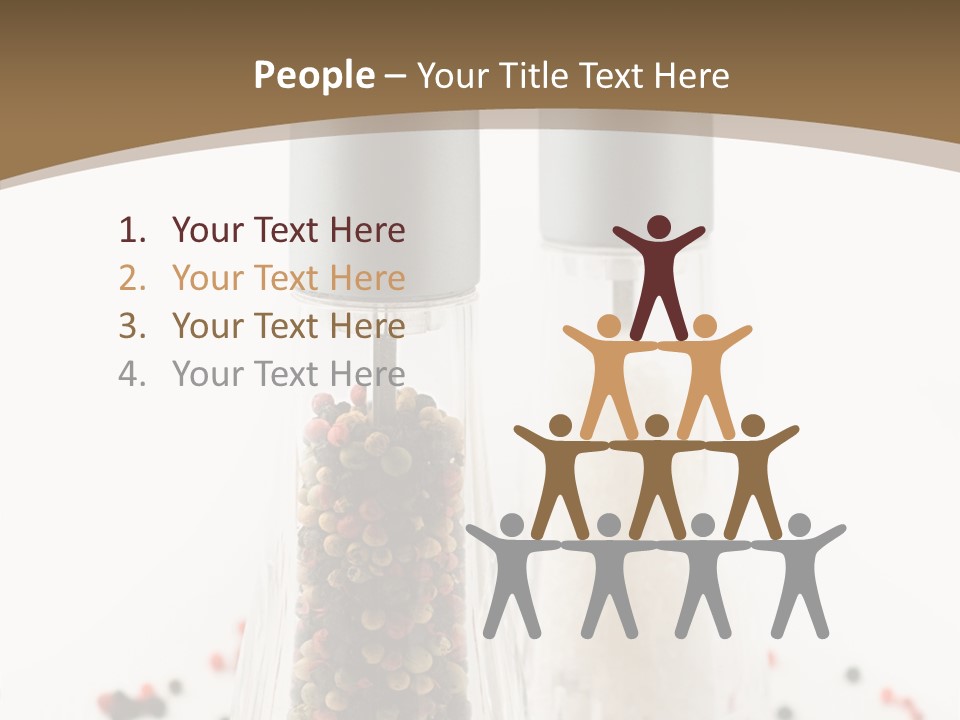 Design Close Up Kitchenware PowerPoint Template