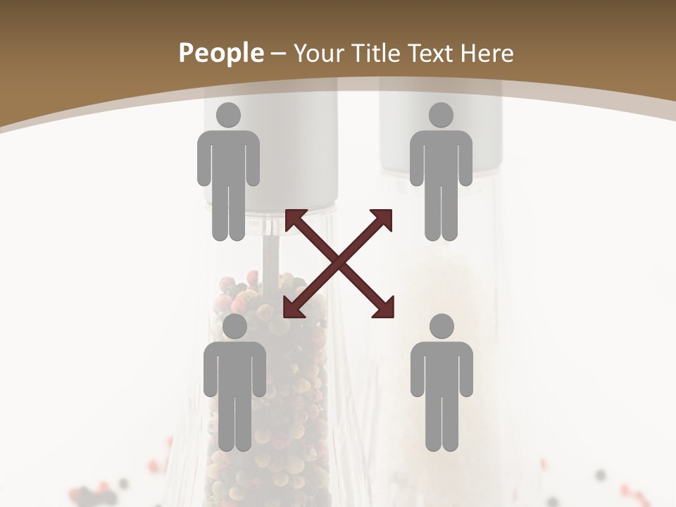 Design Close Up Kitchenware PowerPoint Template