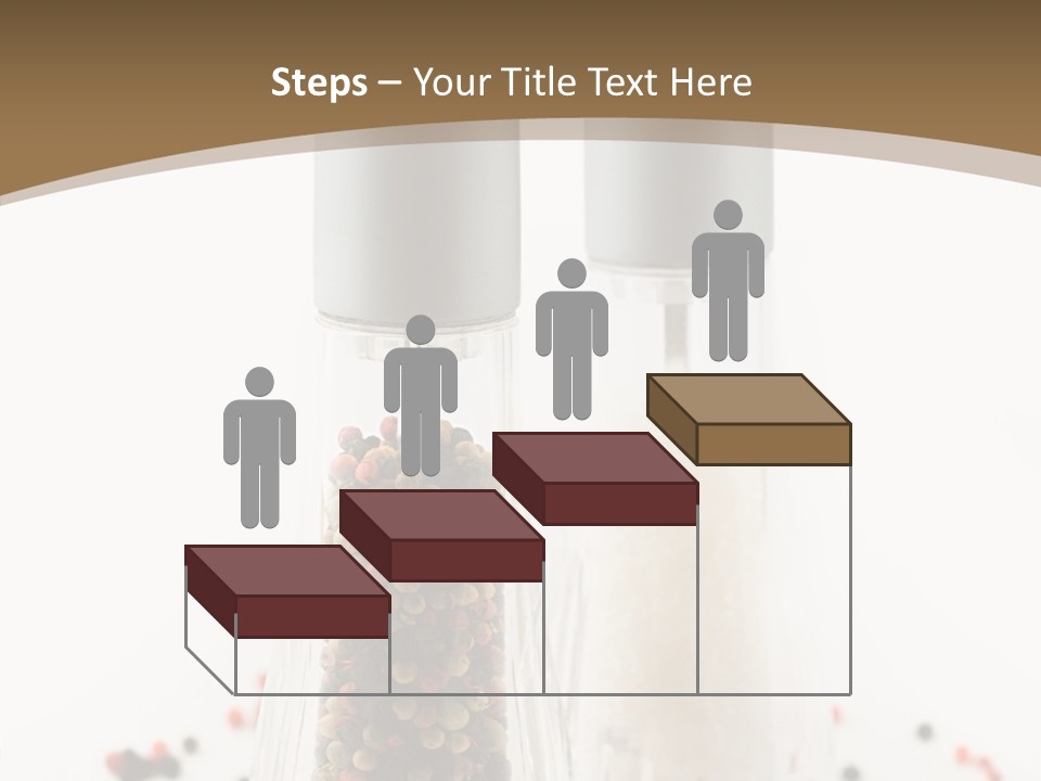 Design Close Up Kitchenware PowerPoint Template