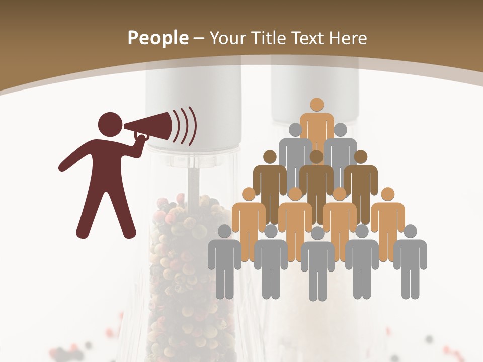 Design Close Up Kitchenware PowerPoint Template