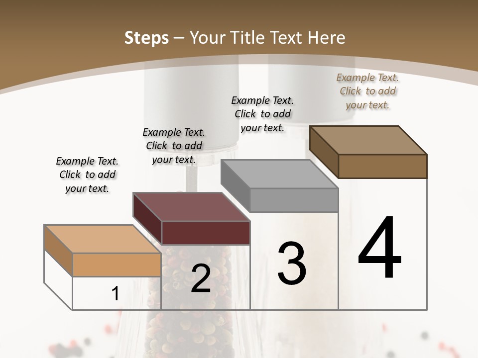 Design Close Up Kitchenware PowerPoint Template