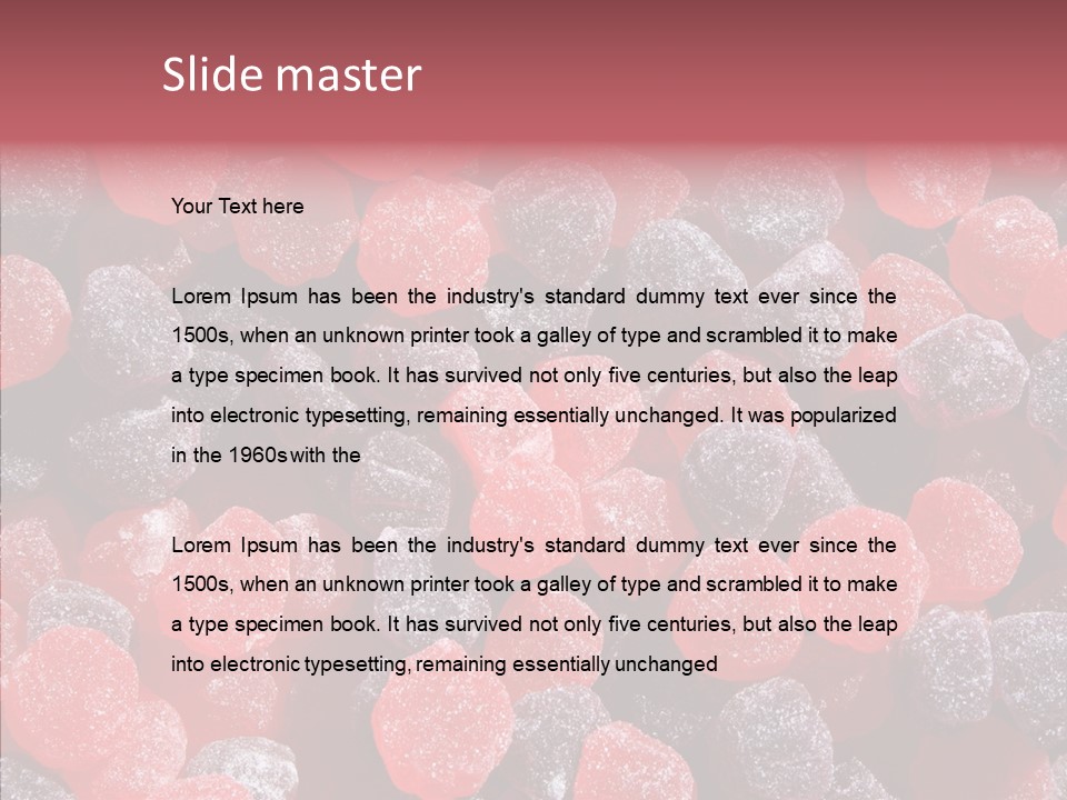 French Sweet Color PowerPoint Template