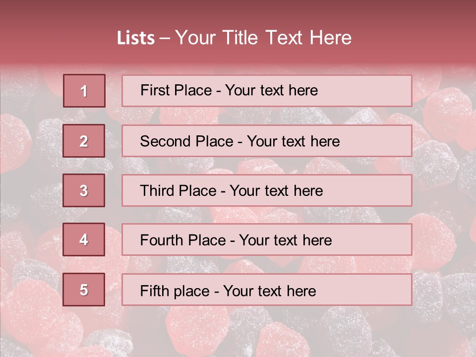 French Sweet Color PowerPoint Template
