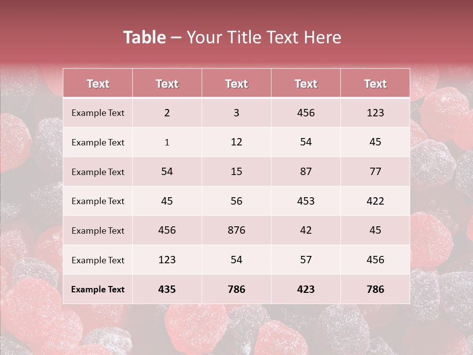 French Sweet Color PowerPoint Template
