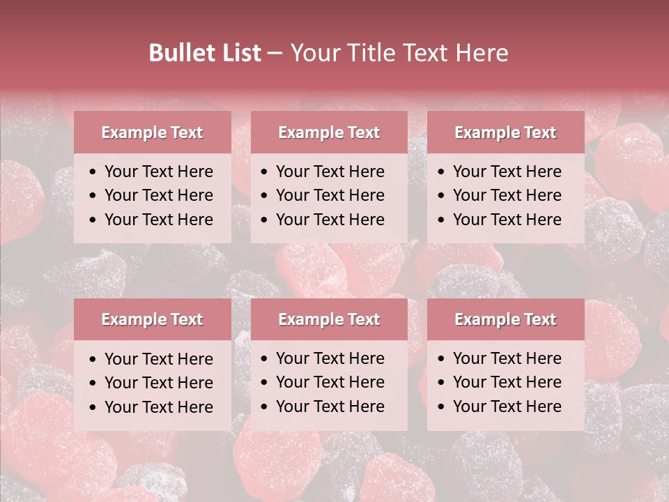 French Sweet Color PowerPoint Template