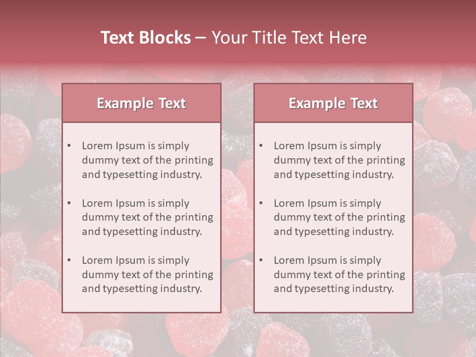 French Sweet Color PowerPoint Template