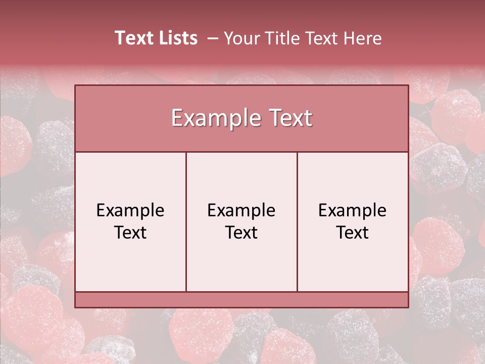 French Sweet Color PowerPoint Template