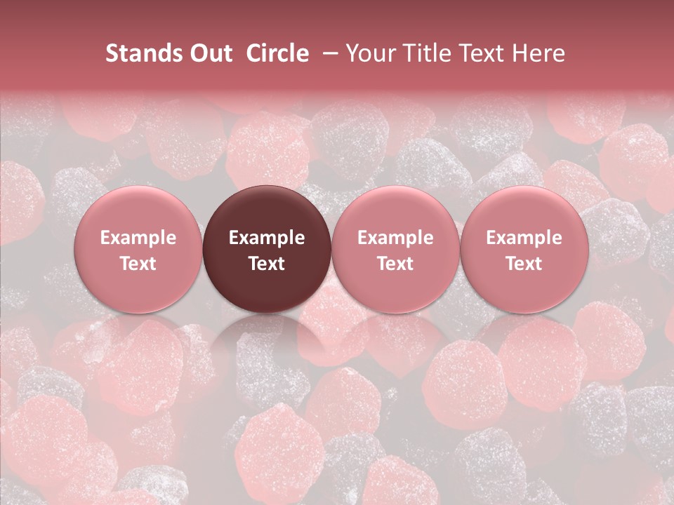 French Sweet Color PowerPoint Template