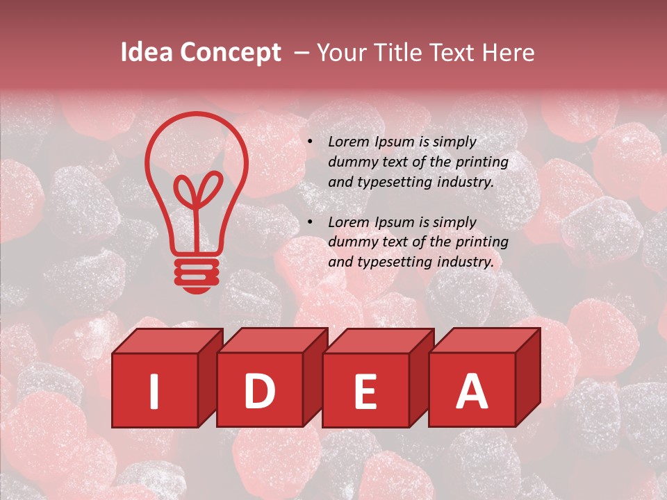 French Sweet Color PowerPoint Template