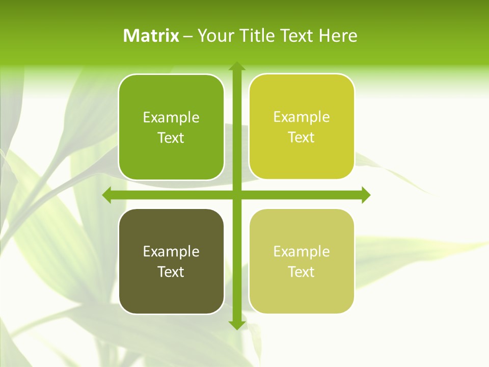 Peace Stalk Stem PowerPoint Template