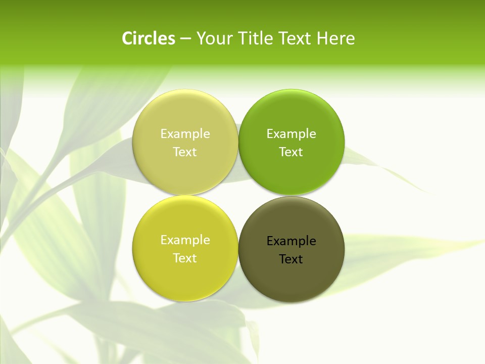 Peace Stalk Stem PowerPoint Template