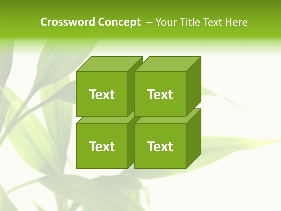 Peace Stalk Stem PowerPoint Template