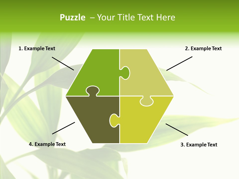 Peace Stalk Stem PowerPoint Template