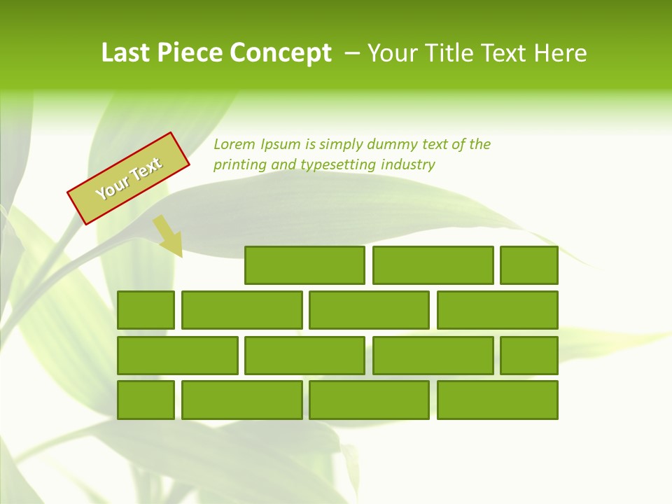 Peace Stalk Stem PowerPoint Template