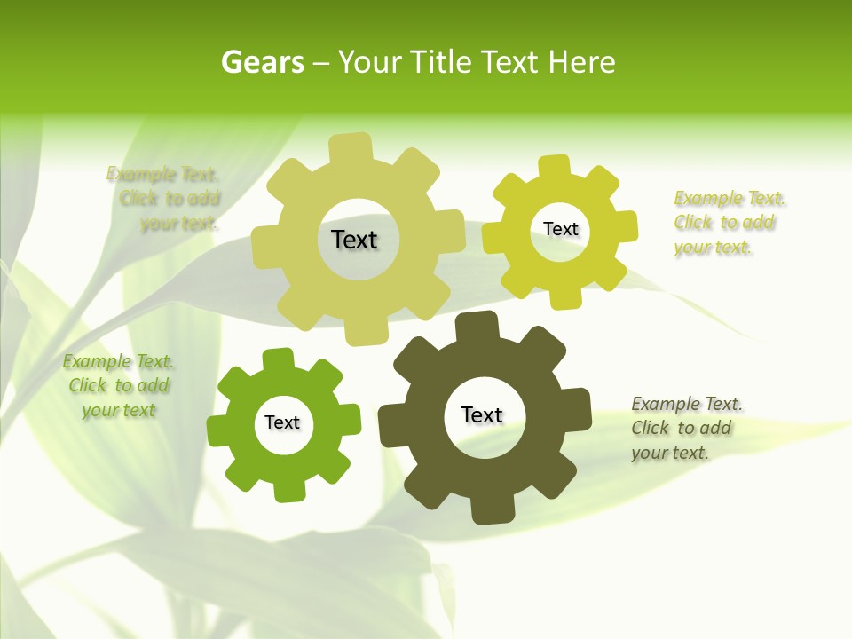 Peace Stalk Stem PowerPoint Template