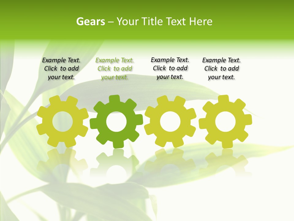 Peace Stalk Stem PowerPoint Template
