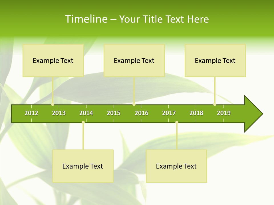 Peace Stalk Stem PowerPoint Template
