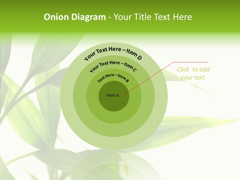 Peace Stalk Stem PowerPoint Template