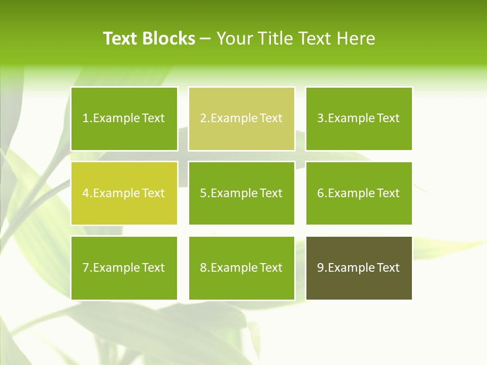 Peace Stalk Stem PowerPoint Template