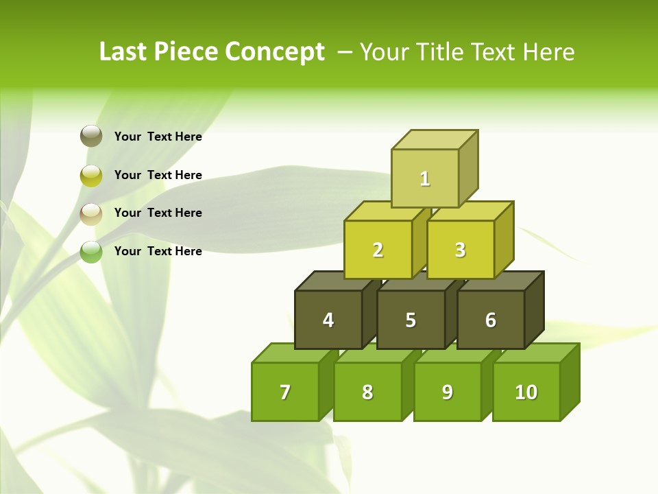 Peace Stalk Stem PowerPoint Template