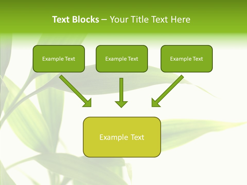 Peace Stalk Stem PowerPoint Template