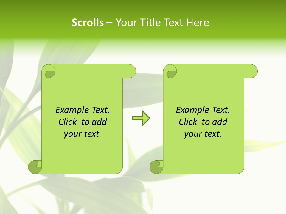 Peace Stalk Stem PowerPoint Template