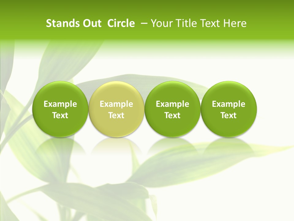 Peace Stalk Stem PowerPoint Template