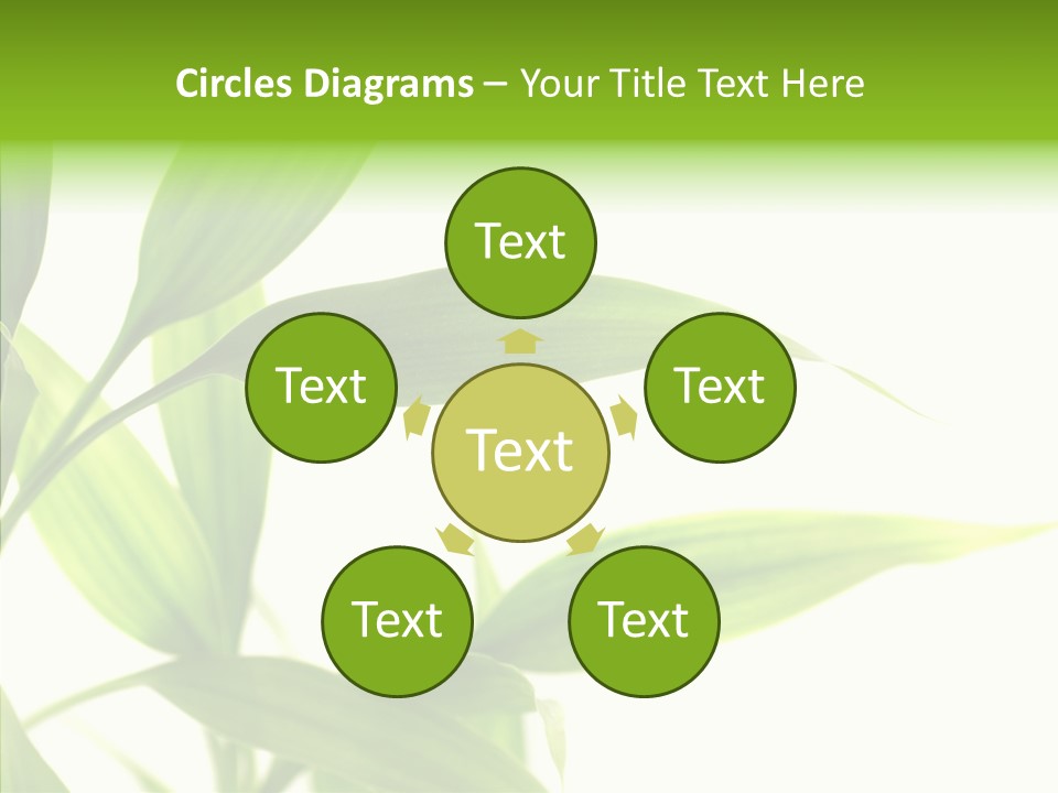 Peace Stalk Stem PowerPoint Template