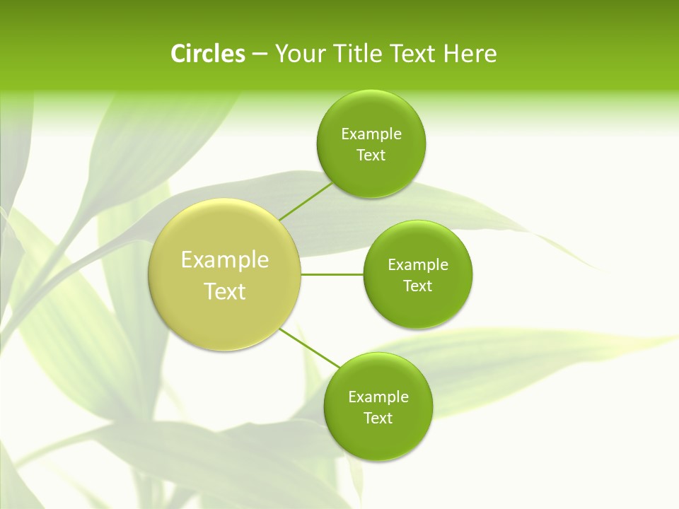 Peace Stalk Stem PowerPoint Template