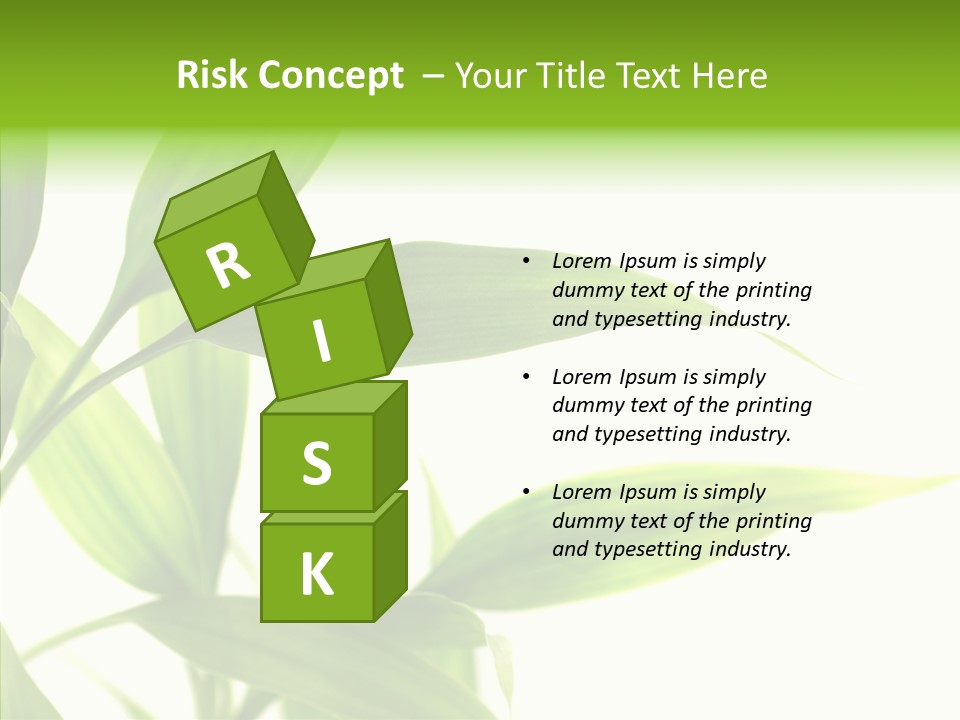 Peace Stalk Stem PowerPoint Template