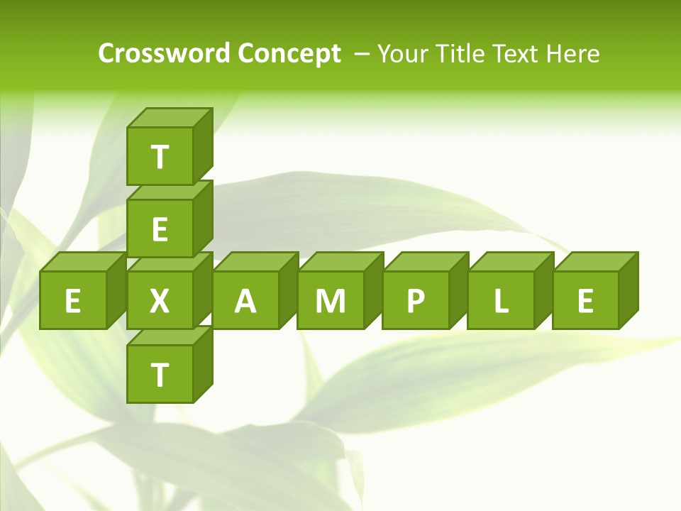 Peace Stalk Stem PowerPoint Template