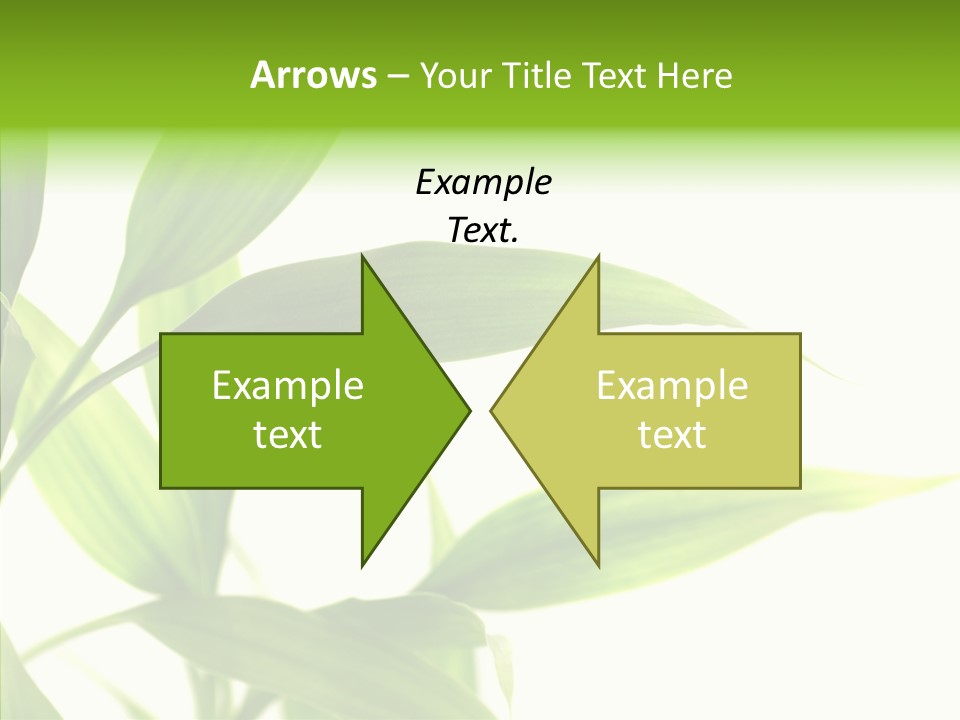 Peace Stalk Stem PowerPoint Template