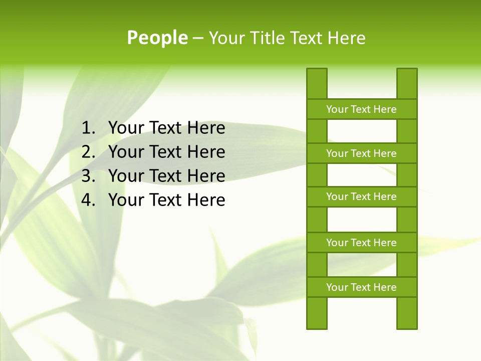 Peace Stalk Stem PowerPoint Template