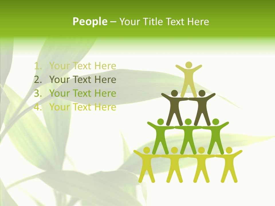 Peace Stalk Stem PowerPoint Template