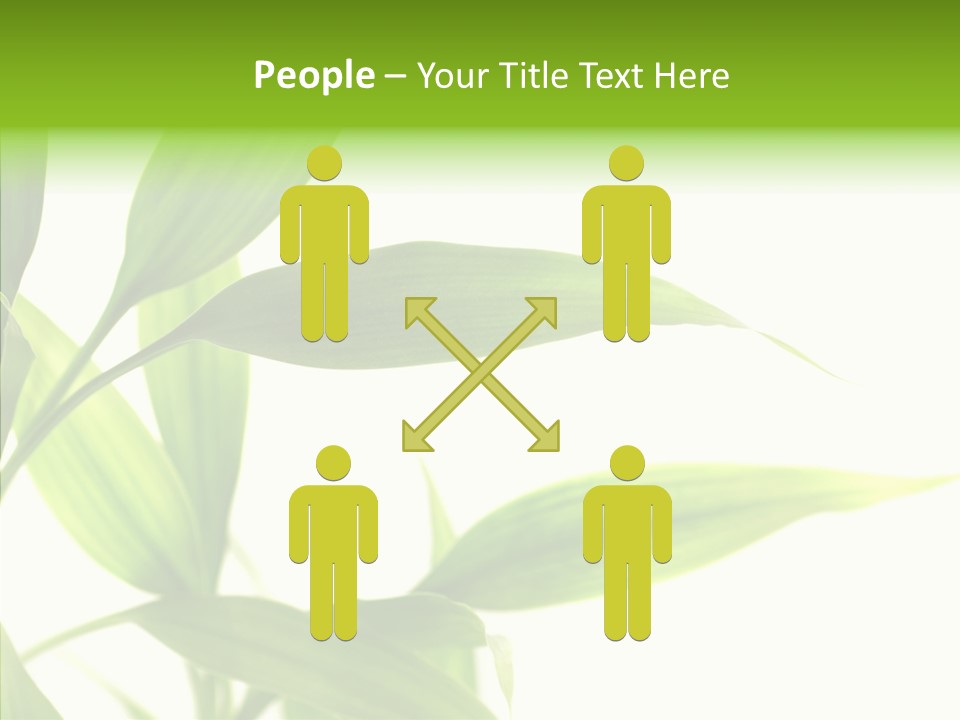 Peace Stalk Stem PowerPoint Template