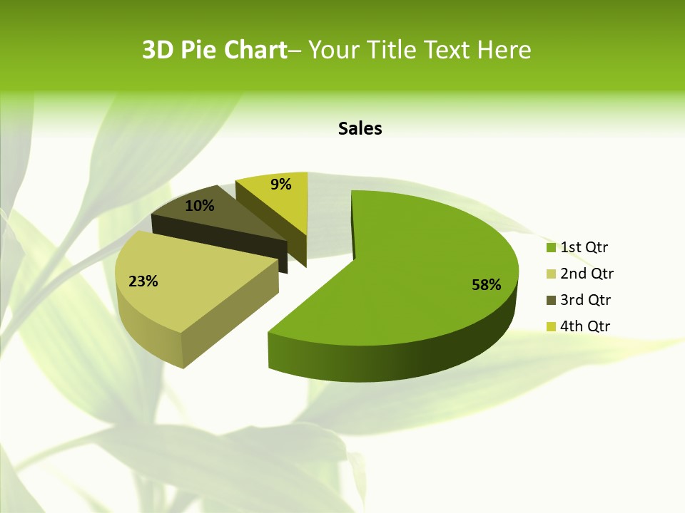 Peace Stalk Stem PowerPoint Template