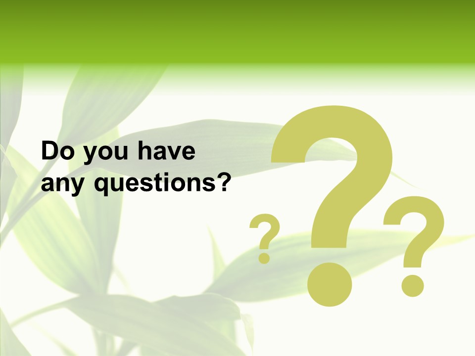 Peace Stalk Stem PowerPoint Template