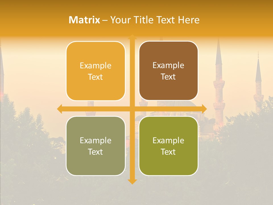 God Istanbul Twilight PowerPoint Template