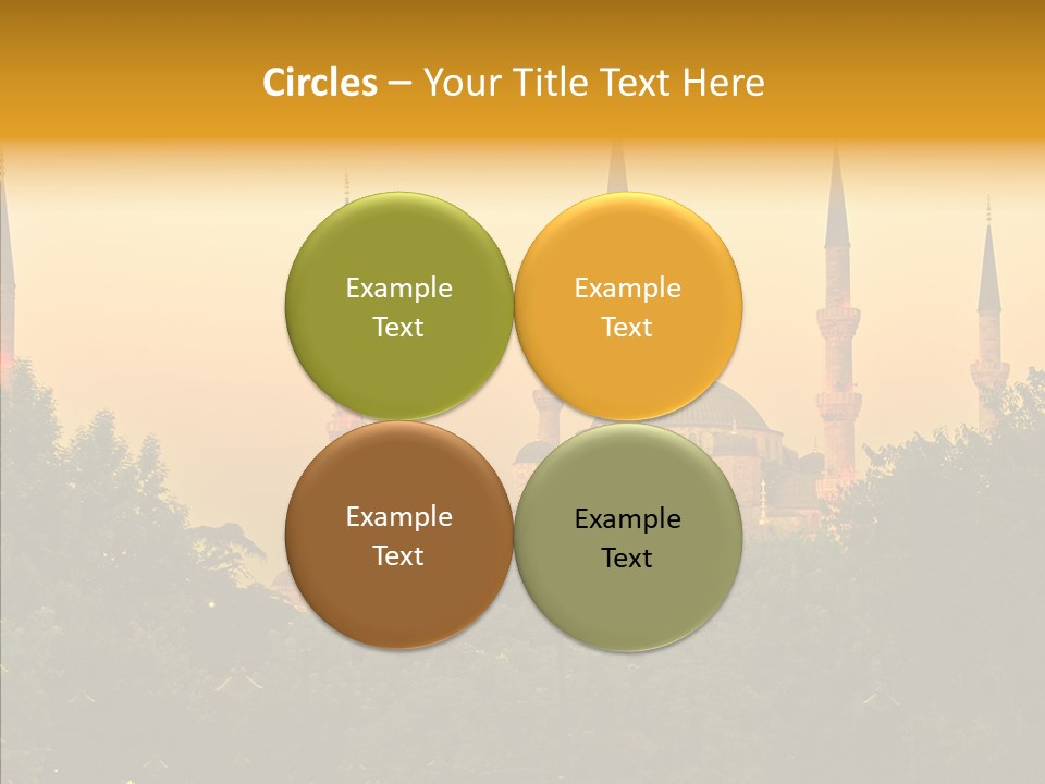 God Istanbul Twilight PowerPoint Template