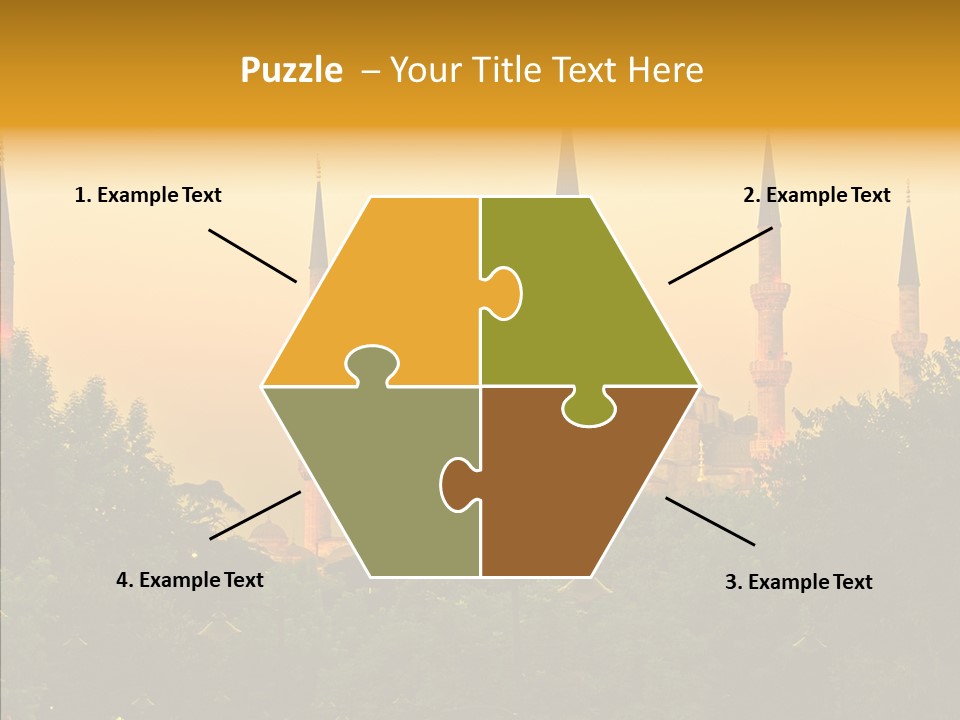 God Istanbul Twilight PowerPoint Template