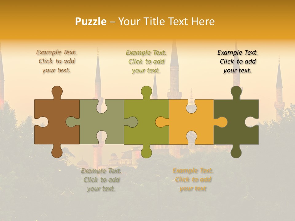 God Istanbul Twilight PowerPoint Template