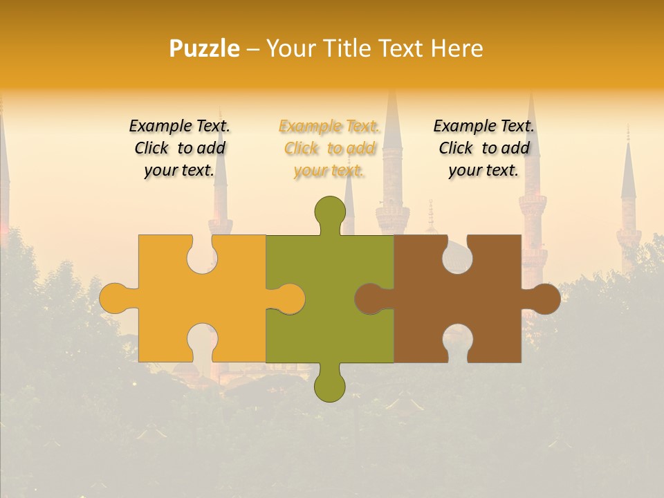 God Istanbul Twilight PowerPoint Template