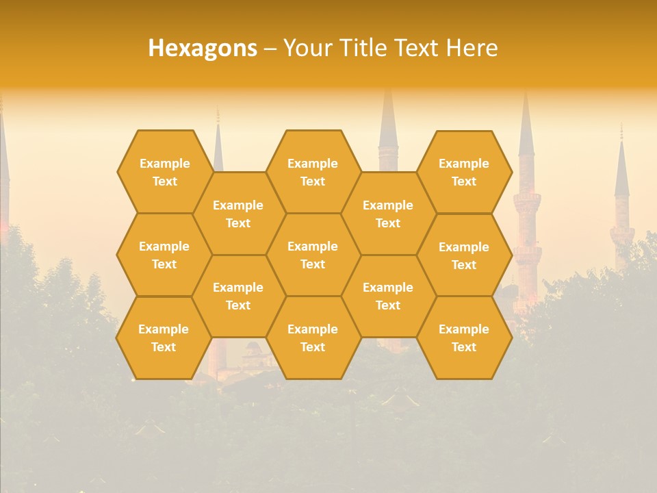 God Istanbul Twilight PowerPoint Template