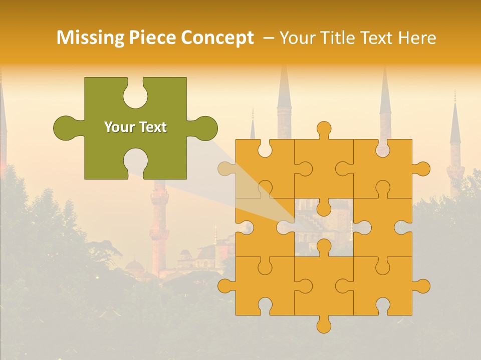 God Istanbul Twilight PowerPoint Template