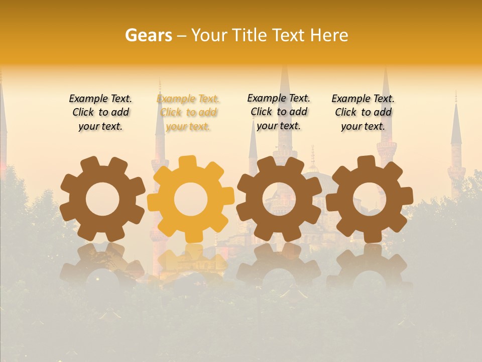 God Istanbul Twilight PowerPoint Template