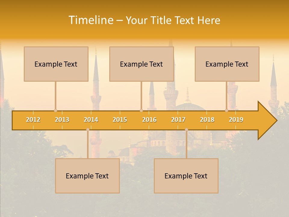 God Istanbul Twilight PowerPoint Template