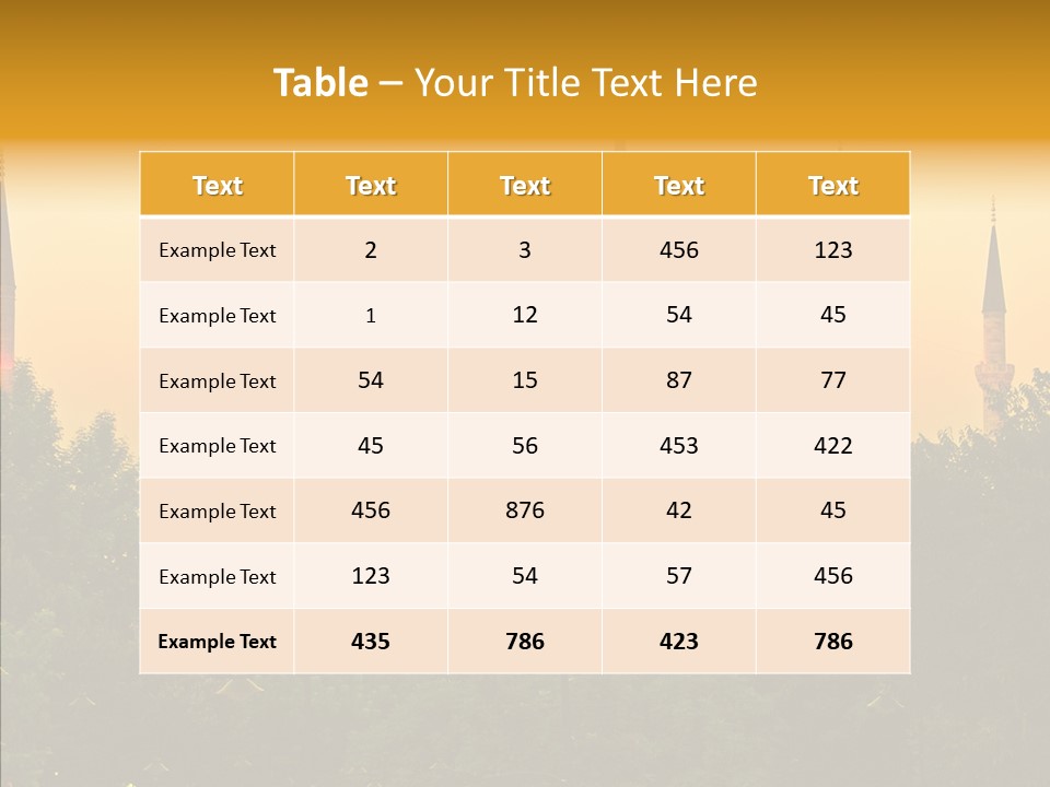 God Istanbul Twilight PowerPoint Template
